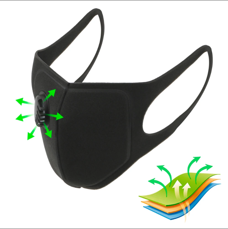 Pm2.5 Filter Insert - Mascarilla bucal unisex con filtro antipolvo