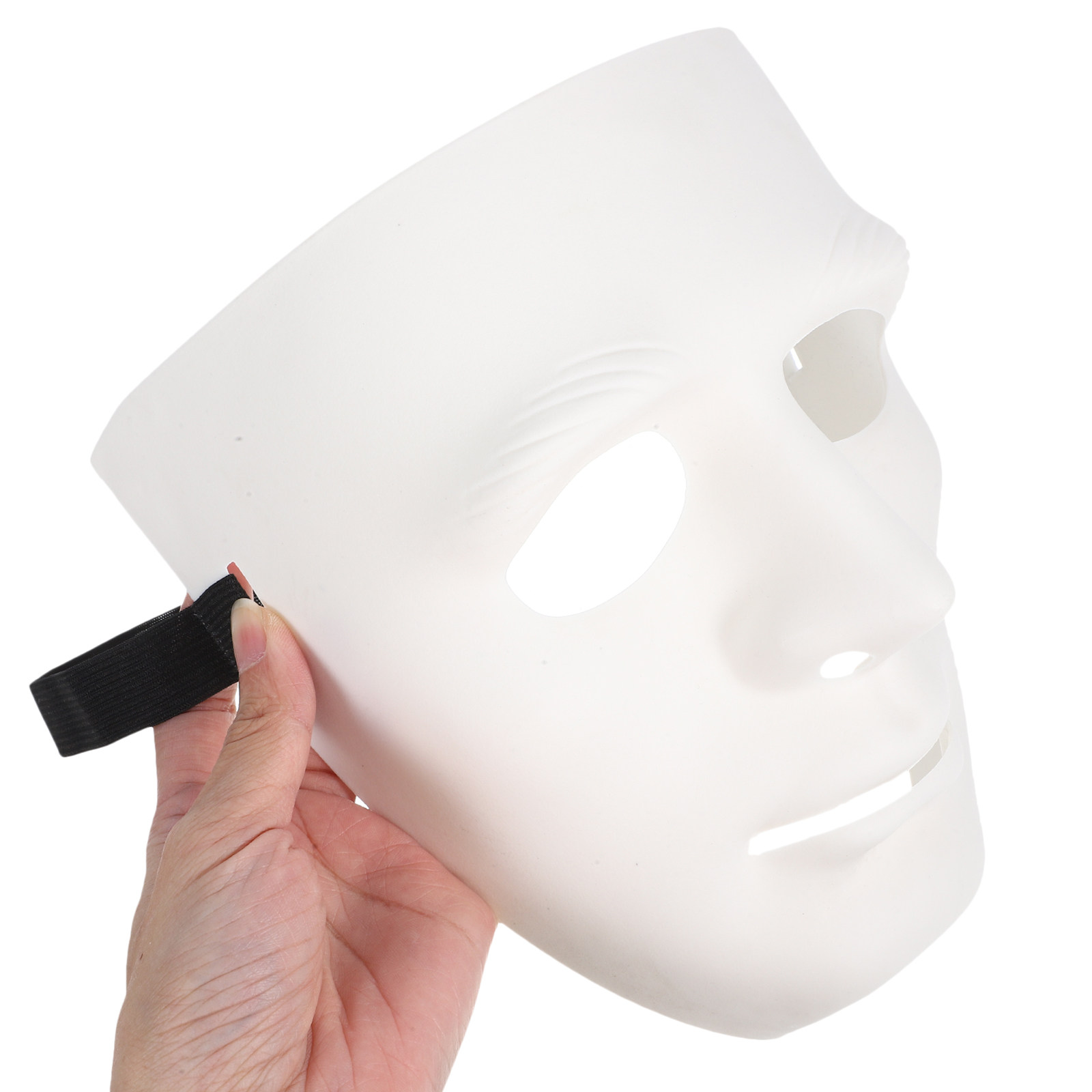 Black Face Mask Pack - Máscaras de Carnaval de Cara Completa,