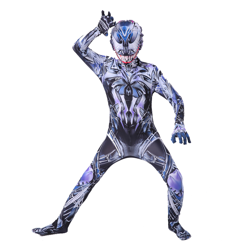 Disfraz de Venom Negro y Morad - Black Face Mask Pack reseña y precio