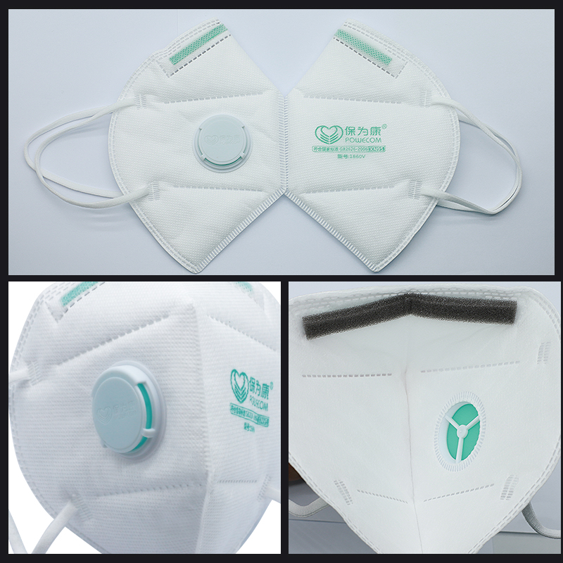POWECOM-mascarilla protectora  - Kn95 Respirator Mask reseña y precio