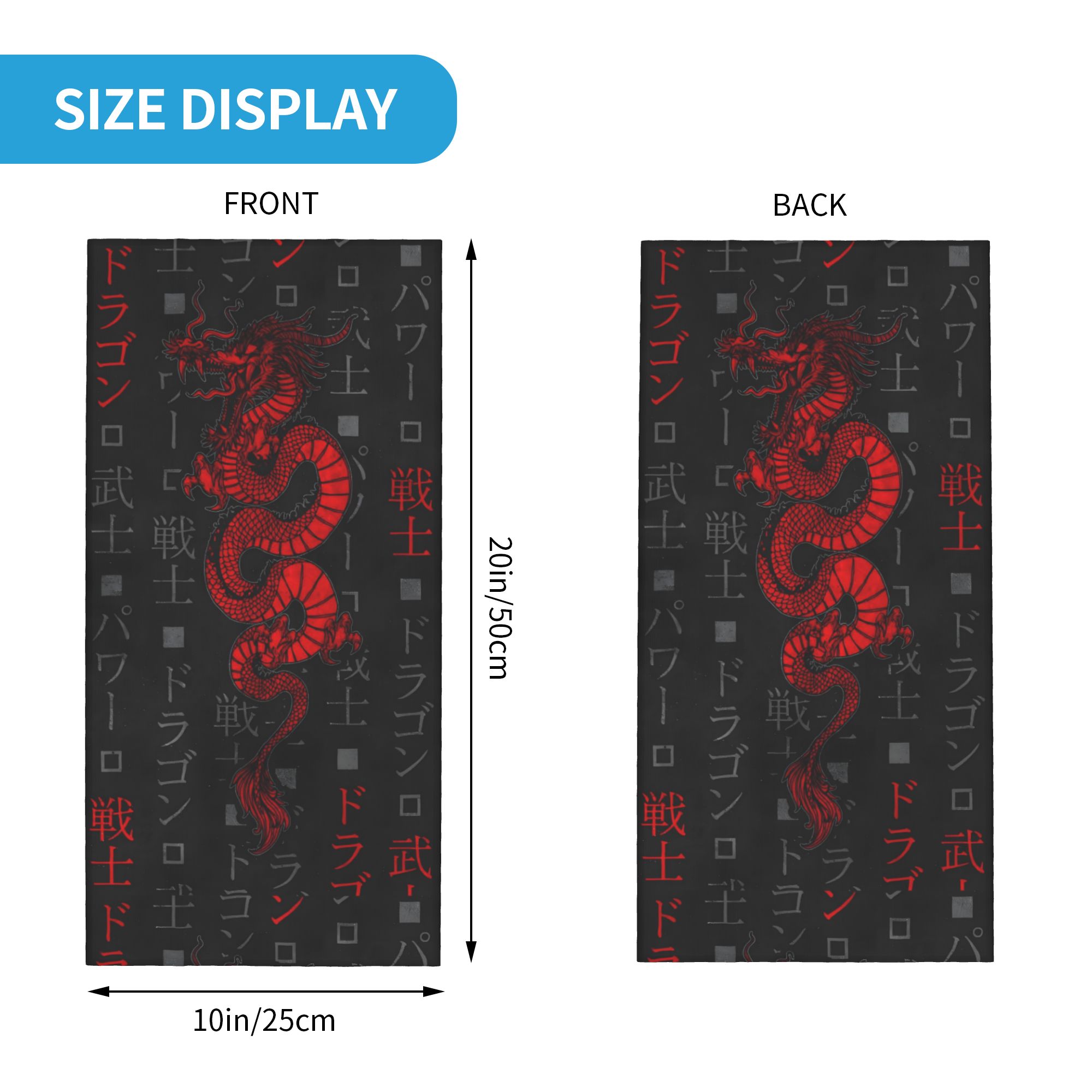 Bandana de Animal de dragón ro - Neck Gaiter Face Cover reseña y precio