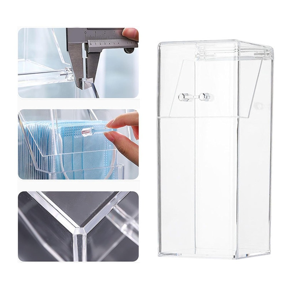 Dispensador de mascarillas con - Face Mask Storage Box reseña y precio