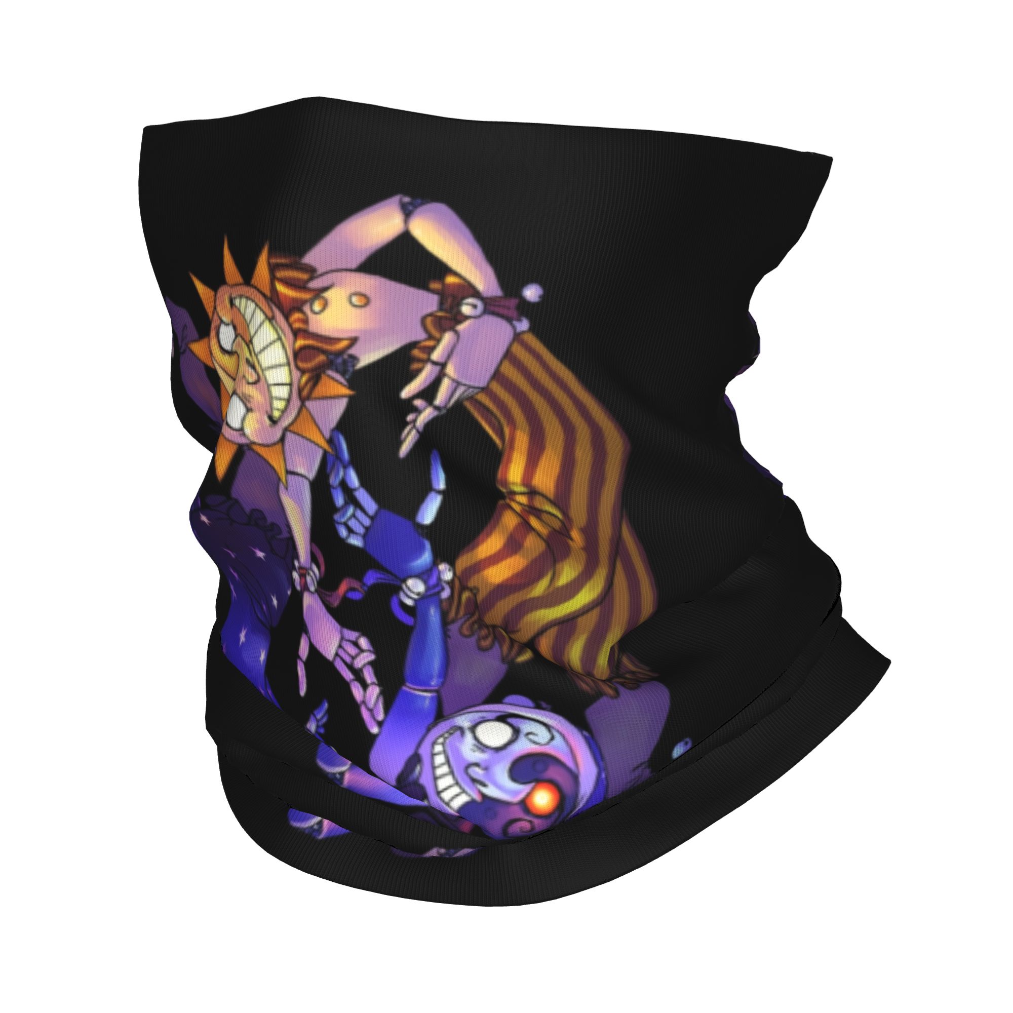 Sol y luna FNAF seguridad tras - Neck Gaiter Face Cover reseña y precio