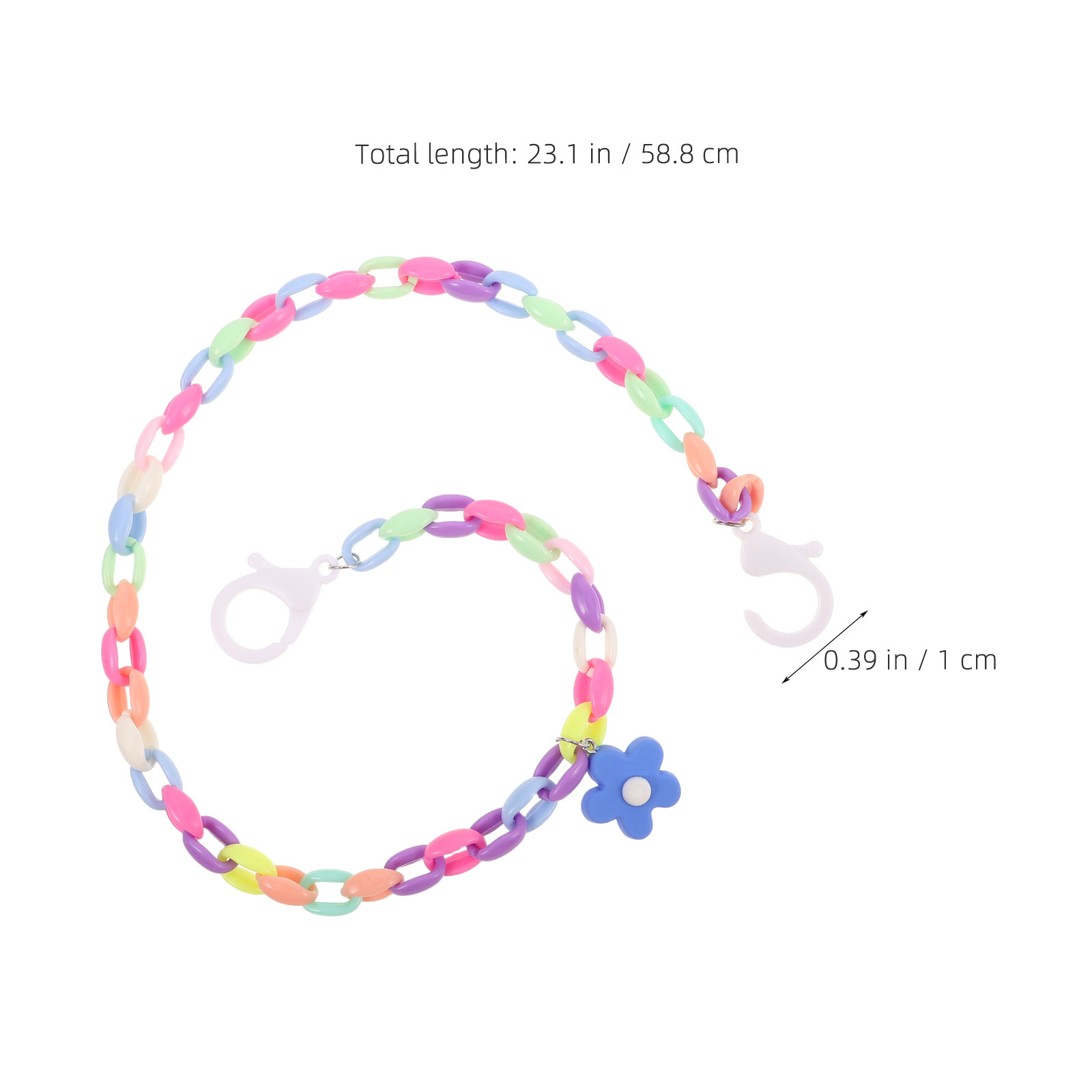 Collar con diseño floral para  - Mask Chain Holder reseña y precio