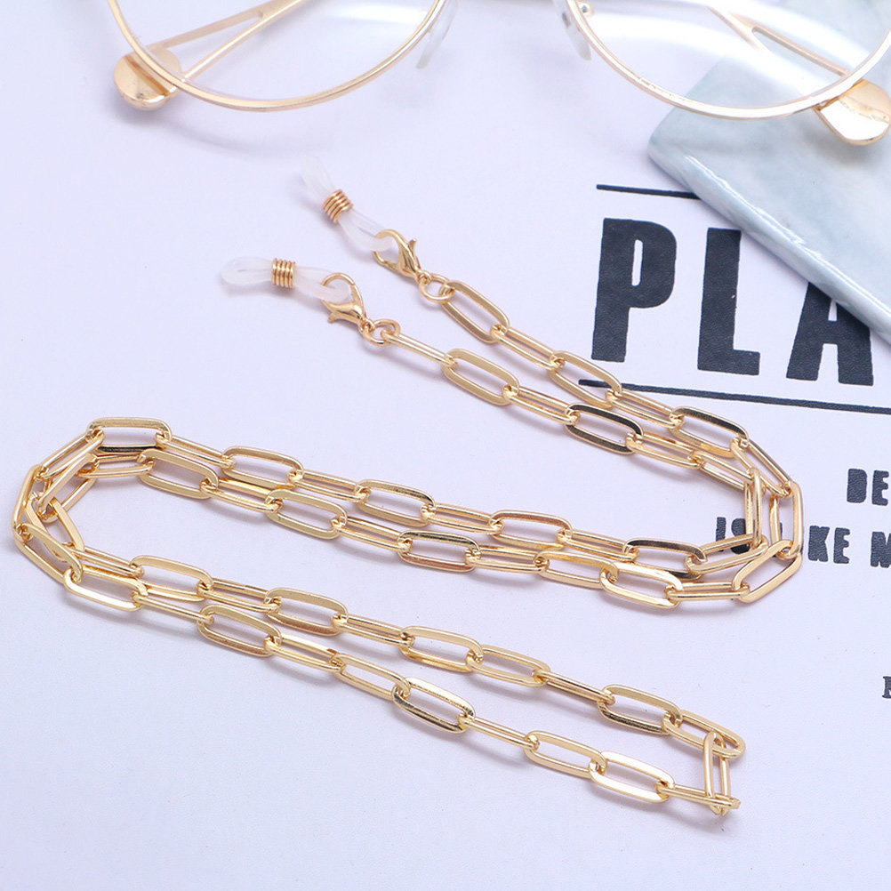 Cadena para gafas de metal dor - Mask Chain Holder reseña y precio